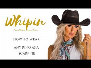 How to use a Ring as a Scarf Tie