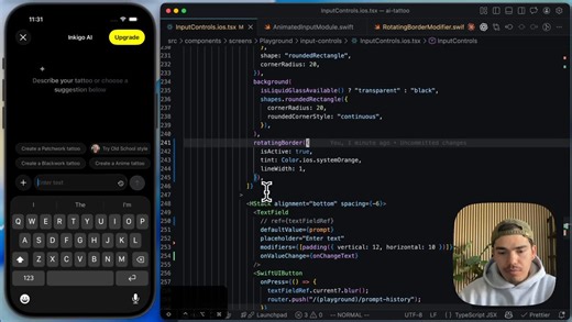 You can now extend Expo UI's SwiftUI with custom views and modifiers! 🚀This means you have full native freedom!Check the demo 👇