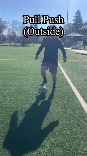 【Basic Ball Control】"Pull Push (Outside)"⁡#Soccer#Youthsoccer#soccertiktok#soccertraning #Football