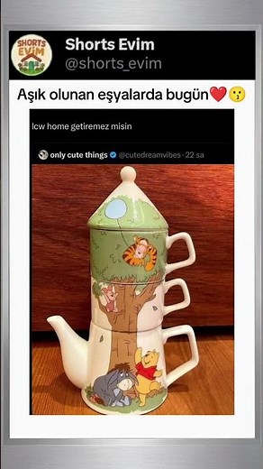 🐯🐻Winnie the Pooh Hayranları İçin Sevimli Çaydanlık Seti