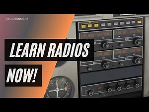 How Aircraft Radios Actually Work (COM1, COM2 & Transponders Explained)