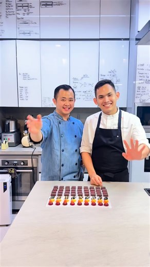 Christian Dewabrata on Instagram: "°Closing my year end with my last private class for @chriis_dr . Such a young talented chef who has been working for years in Germany and now he just started his new job as a CDP in one of a three michelin star restaurant in Germany, Waldhotel Sonnora. Even with skills and years of experiences abroad, he is still so passionate to learn about chocolate! In this private session we start from basic chocolate knowledges from theory to tempering. How to apply chocol