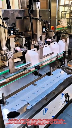 Automatic Liquid Filling Machine | Industrial Bottle Filling Process.