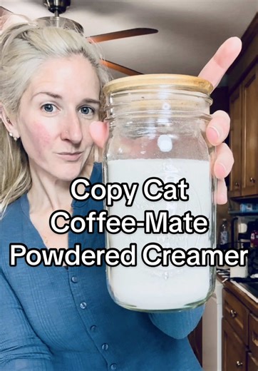 Today I'm making a powdered coffee creamer - Coffee-Mate style - but homemade. It's completely shelf-stable, made with pantry staples, and you can customize the sweetness and flavor. No fridge needed, no weird ingredients — just mix, store, and scoop. This one's perfect for busy mornings or stocking the pantry. Save it for later and make it your own #coffeecreamer #homesteading #coffeetok #pantrystaples #creatorsearchinsights