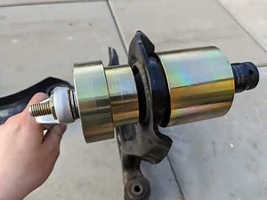 How to replace rear bushing in front control arm (VW Polo 6R)