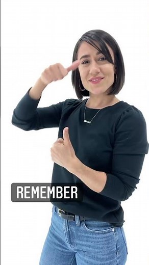 REMEMBER | ASL Glossary | The ASL Shop