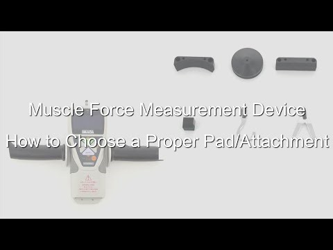 【Users Guide】 Muscle Force Measurement Device How to Choose a Proper Pad/Attachment