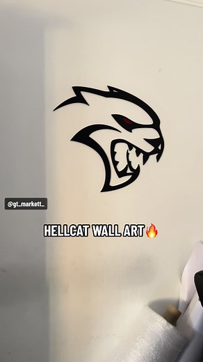 Hellcat Wall Logo Available Now