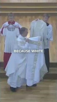 The Secret Meaning of White in Church Sacraments Revealed! #shorts