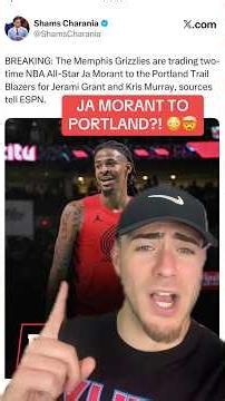 Ja Morant TRADED To Blazers... An Absolute STEAL! #NBA #NBANews #Grizzlies #Blazers