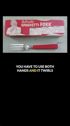 The 1950s Automatic Spaghetti Fork (Yes, It Was Real) 🍝