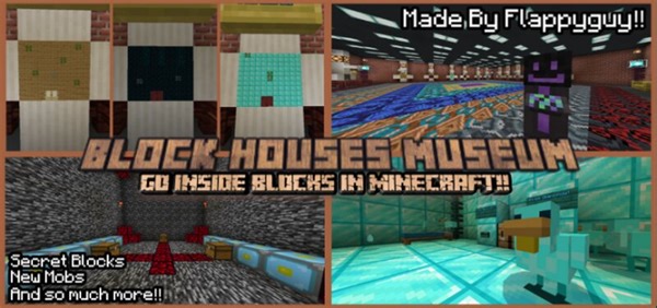 Block Houses Museum Minecraft Map
