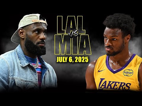 Los Angeles Lakers vs Miami Heat Full Game Highlights - July 6, 2025 | NBA Summer League California