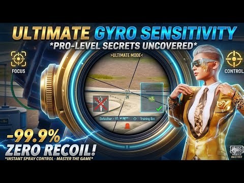 PUBG Gyroscope Sensitivity Settings 2026 - ZERO RECOIL + PERFECT AIM (Pro Tips & Tricks)