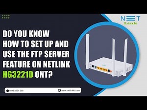 Do you know How to set up and use the FTP Server feature on Netlink HG3221D ONT?-94