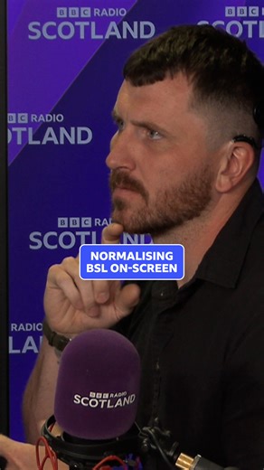 “If people are seeing this on a regular basis… it’s going to become normal for people.” Mitchell Graham from Deaf Action on the importance of seeing BSL on screen. Mornings | Listen on BBC Sounds via BBC Radio Scotland #Mornings #KayeAdams #MitchellGraham #BSL #RSVis | BBC Scotland