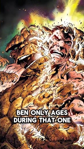 The Thing Lives for 4000 Years | Ben Grimm’s Saddest Fate #shorts #thething #marvelcomics #marvel