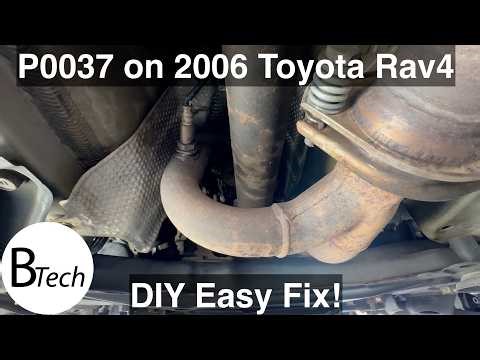 P0037 on 2006 Gen 3 Toyota Rav4 - Easy fix