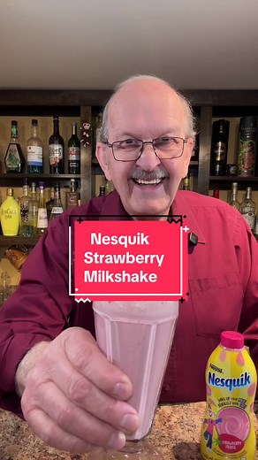 Delicious Nesquik Strawberry Milkshake Recipe