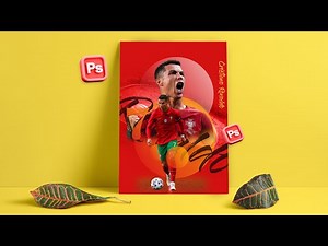 How to Design an Epic Cristiano Ronaldo Poster in Photoshop | Football Poster Tutorial