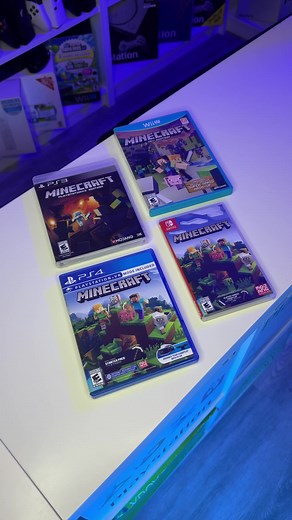 Minecraft En Ediciones de Consola: PS3, PS4, Wii U y Switch
