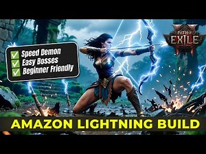 POE2 0.3 Critical Lightning Amazon Build – Fast Mapping & Endgame Bosses