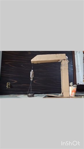 i make cardboard working crain