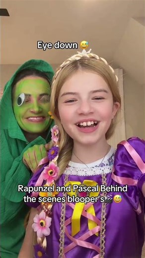 Behind the scenes of our Tangled singing challenge 😅 #shorts #short #Nishidallean