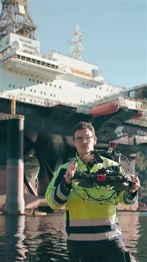 Offshore platforms can’t wait to get their hands on this NDT drone. But why ⁉️