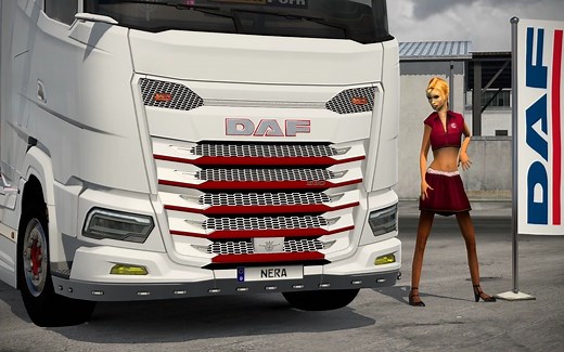 欧卡2Mod：达夫XG/XG+超级改装包 DAF XG_XG+ Mega Tuning Addons - ETS2 Mods v1.40 & 1.41