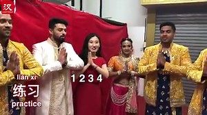 Let’s go Bollywood today! 悠悠吴 Yo-Yo met the Indian dancers at the backstage of the 2020 Spring Festival Gala and together they are wishing everyone a Happy New Year in Chinese and in Hindi! They also taught Yo-Yo how to do the classic Bollywood head move! Check it out! #ChineseSpringFestival #春晚 #春节快乐 | Learn Chinese