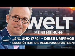 GOVERNMENT: "4% and 17%" – this poll shakes the SPD and CDU! | Opinion with Fleischhauer