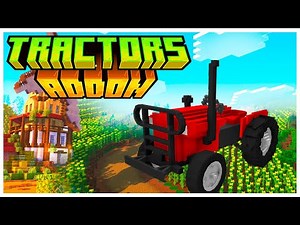 TRACTORS: NOVA ATUALIZAÇÃO DO TRATOR DO MINECRAFT 1.20.1 | TUTORIAL MINECRAFT ADDON
