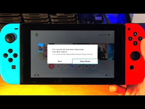 How To Enable Sleep Mode on Nintendo Switch | Full Tutorial [turn on sleep mode]