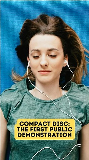 Compact Disc: The First Public Demonstration | 08 Mar 1979 #techinnovation #cd #digitalera