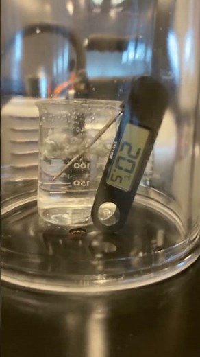 Vaporizing Water Cools in a Vacuum??? | Conservation of Energy #physic #science #engineering