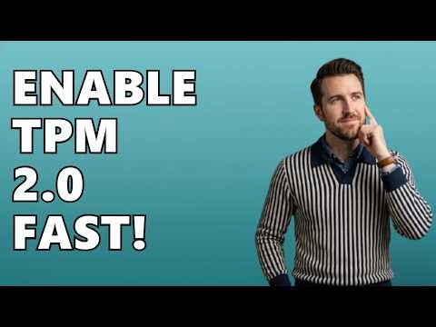 How to Enable TPM 2.0 in Aptio Setup Utility