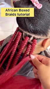 1.8M views · 19K reactions | African boxed braids tutorials #HairTransformation #braids #braidstyles #hairstyle #reels #viralreels #viralvideo | Diseph Benson Page | Facebook