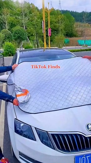 Windshield Cover for Ice and Snow #uk #fyp #goodthing #carhacks #winter #tiktokmademebuyit #goodlife #cargoodthing #snow