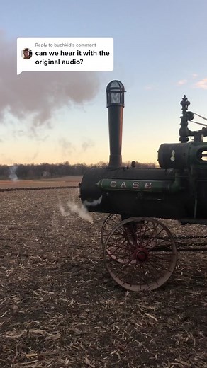 Reply to @buchkid For sure! #steamengine #steampower #plowing #steamtractor #fyp
