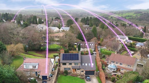 How do smart meters send readings?