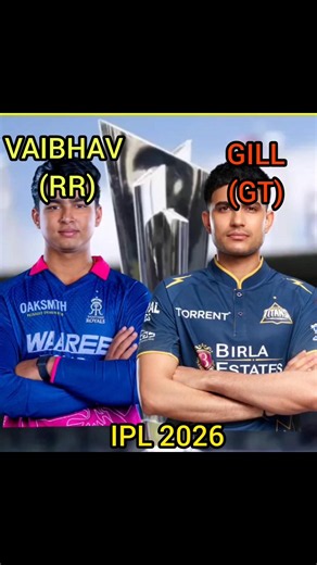 Vaibhav Sooryavanshi 🆚 Shubman Gill IPL 2026 Comparison 💥💥 #csk #rcb #kkr #mumbaiindians #tataipl