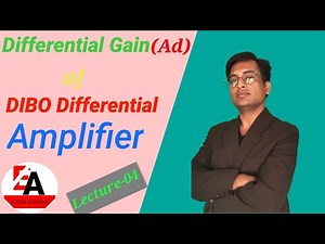 L-03, ac Analysis of Dual Input Balanced Output Differential Amplifier(Part-1)