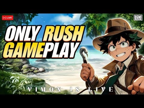 ONLY RUSH GAMEPLAY!🥶👀 BGMI LIVE #bgmi #bgmishorts #trendingshorts #tranding