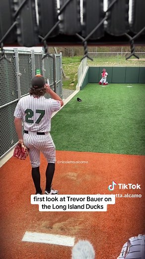 Trevor Bauer Pitches for Long Island Ducks: First Look