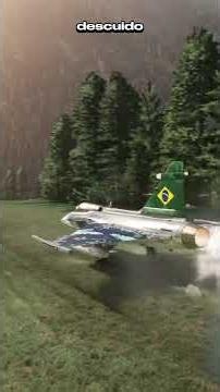 A Brazilian Gripen fighter jet takes off from a farm with no infrastructure - Flight Simulator #a...