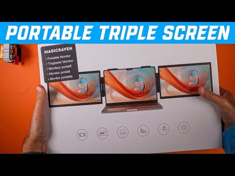 Unboxing Magicraven Laptop Triple Screen Extender