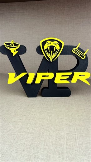 Creative 3D Printed Letter Design