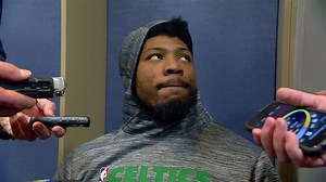 Marcus Smart explains his side of the interaction he had with a fan during the Celtics/Nuggets game. He rightfully asks for more protection of players during games | NBC Sports Boston