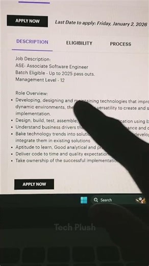 Accenture Hiring Associate Software Engineer 💻 2026 | Freshers Eligible | #AccentureHiring #ASEJobs
